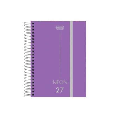 Imagem de Agenda Espiral Neon M4 2027 Lilás - Tilibra