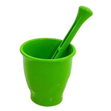Imagem de Pilão Ecológico Culinário Com Socador/Amassador De Tempero (VERDE)