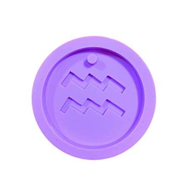Imagem de Confeitaria dos Moldes, R162 Molde de silicone signo Aquário chaveiro resina decorar