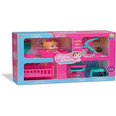 Imagem de Carrinho de Passeio + Bebé Conforto, Divertoys, Little Dools Casinha, Multicor