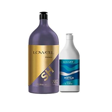 Imagem de Kit Shampoo Lavatório 2,5 Litro + Shampoo Mirtilo 1 Litro Lowell
