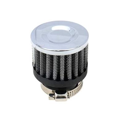 Imagem de AUTUT Substituição do filtro de ar da motocicleta tamanho da entrada de 25 mm, braçadeira de mangueira de 18 mm-25 mm, filtro de malha de admissão cilíndrica