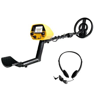 Imagem de Tingpai Detector de metais Haste ajustável de alta precisão Bobina impermeável de 7" os modos de metal e disco com fone de ouvido Fone de ouvido pa moedas subterrâneas Relíquias Jóias Tesouros