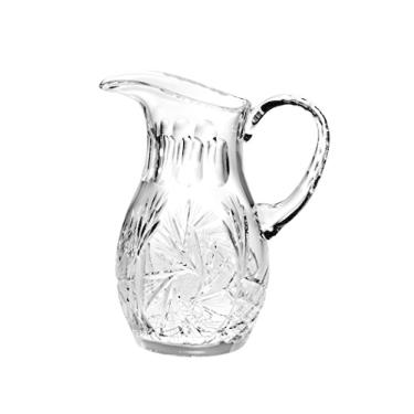 Imagem de Barski – Corte à mão – Boca soprada – Jarra de cristal – 132 g - 26 cm de altura - Feito na Europa