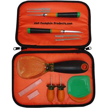 Imagem de 360 Pumpkin Products Kit de entalhe de abóbora definitivo