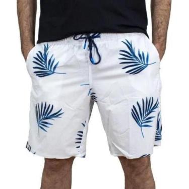 Imagem de Bermuda Shorts Surftrip Premium Palm Trees Blues Masculino