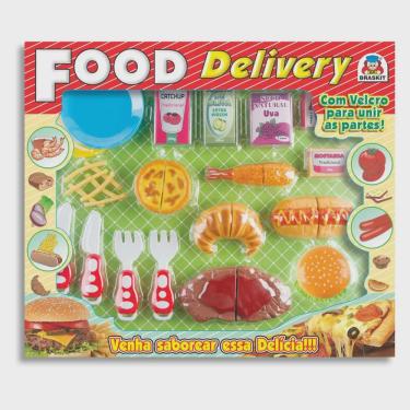 Imagem de Food Delivery Lanches Comidinha Brinquedo Infantil Braskit