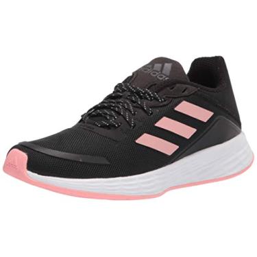 Imagem de adidas Tênis de corrida feminino Duramo Sl, Preto/rosa glorial/preto, 5.5