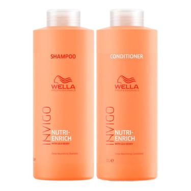 Imagem de Wella Invigo Nutri Enrich Shampoo (1000ml) E Condicionador (