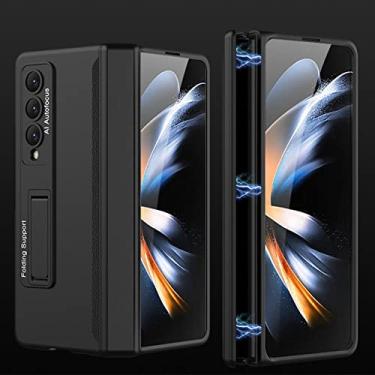 Imagem de Capa de telefone rígido para PC para Samsung Galaxy Z Fold 4 Z Fold4 5G Caso protetor magnético para Samsung Z Fold4 Zfold4, preto, para galaxy Z Fold 4