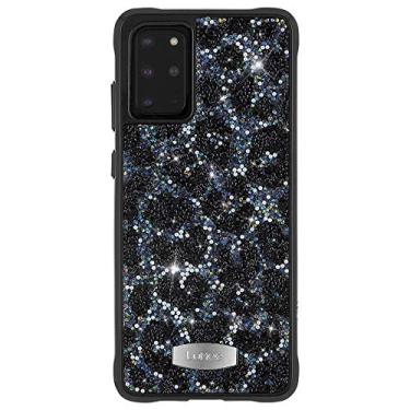 Imagem de Capa Lumee para Samsung Galaxy S20 Plus - Brilliance Leopard - Proteção contra quedas de 3 metros com carregamento sem fio - Capa brilhante luxuosa para Galaxy S20 Plus 5G com cristais de inserção