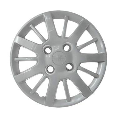 Imagem de Calota Aro Grid 13 Fiat Siena/ Palio 09/10 Prata Fixacao Por Parafuso Grid 074Cbptau.