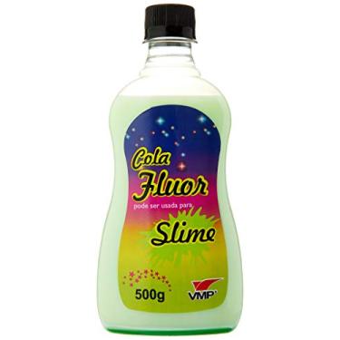Imagem de Cola Color Fluor 500G Cor Unica Caixa C/6 Verde