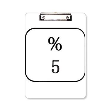 Imagem de Teclado Symbol 5 Prancheta Pasta Bloco de Escrita Placa de Apoio A4