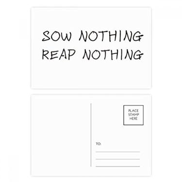 Imagem de Sow Nothing Reap Nothing Postal Set Birthday Mailing Cartão de felicitações