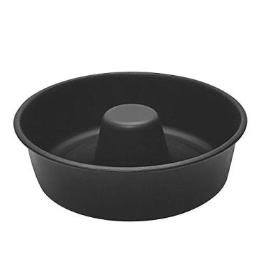 Imagem de Alumínio Fortaleza 560124 Forma Pudim (Tubo) Alta 24 Ø, Preto