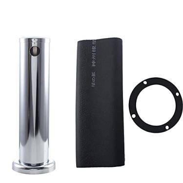 Imagem de Torre De Chope,Torneira De Latão Ajustável Kegerator, Torneira De Cerveja De Aço Inoxidável 3 Em Flange Kit Dispensador De Torre De Cerveja(cabeça única)