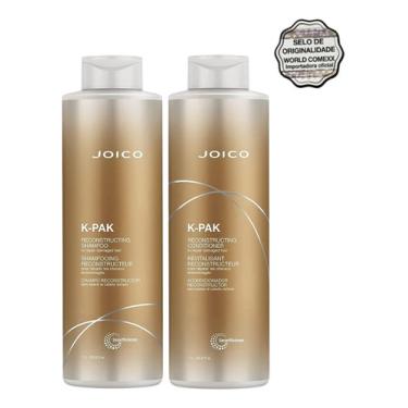 Imagem de Kit Joico K-pak Damaged Hair Shampoo + Condicionador 1l
