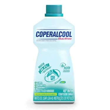 Imagem de Alcool 46°Inpm Coperalcool Bacfree Oceano 500ML