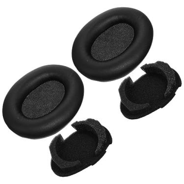 Imagem de Homoyoyo 1 Conjunto protetores de ouvido almofadas de substituição almofadas de orelha fones de ouvido headset wireless fone de ouvido substituição da almofada auricular tampas anti-poeira