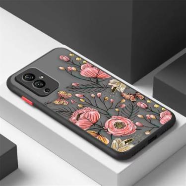 Imagem de Capa de telefone fosca para Oneplus 10 9 8T 8 7 7T 6 6T 5 5T PRO NORD CE 2 N10 N100 5G Capa lindas flores coloridas, SFBLA03, para Oneplus 5T