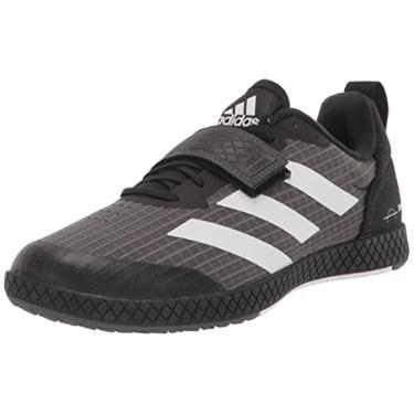 Imagem de adidas Unissex-adulto The Total Cross Trainer, Núcleo preto/Ftwr branco/cinza seis, 8.5 Women/14 Men
