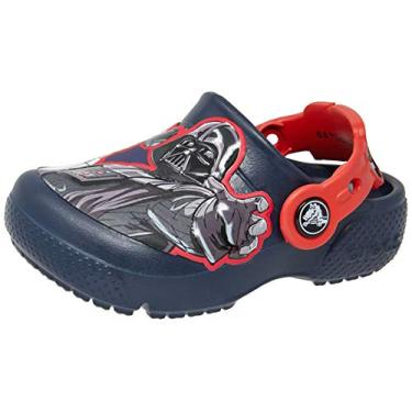 Imagem de Sandália, Crocs, FunLab Star Wars Dark Side Kids, Navy, 24, Criança Unissex