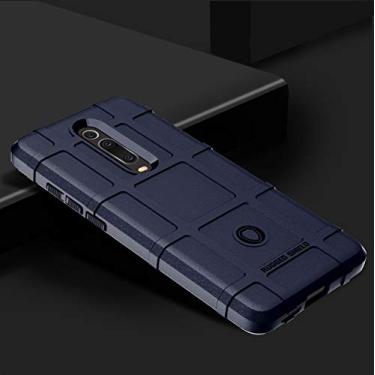 Imagem de NEKOYA XIAOMI Capa para Mi 9T, sensação macia, proteção total, anti-arranhões e impressões digitais + capa de celular resistente a arranhões para XIAOMI Mi 9T azul