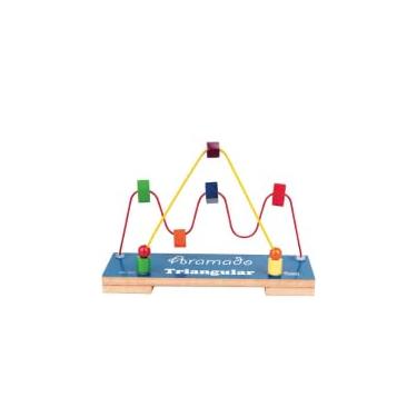 Imagem de Aramado Triangular, em Madeira MDF e arame, +2 anos, Brincando com a Imaginação!