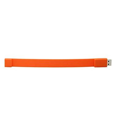 Imagem de Pulseira de 16 GB Modelo USB 3.0 Flash Drive Flash Drive 3.0 Pen Drive USB Jump Drive Memory Stick Zip Drive USB U Disk USB 3.0 Stick USB Flash Memory Flash Disk - Laranja
