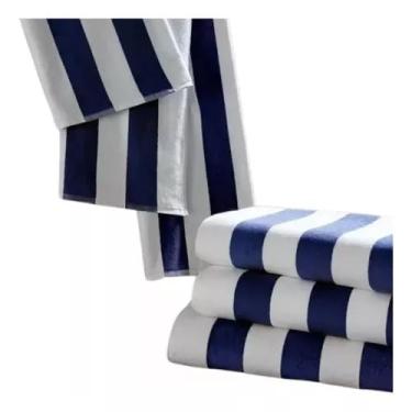 Imagem de Toalha De Praia Gigante Teka Profiline Luxury Ibiza-86x160cm (AZUL MARINHO)