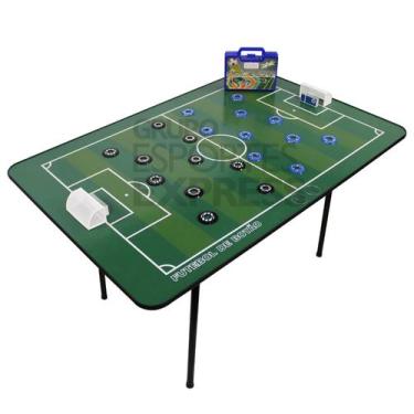 Imagem de Mesa Médio de Futebol De Botão com 2 times Completos e Maleta - Klopf 