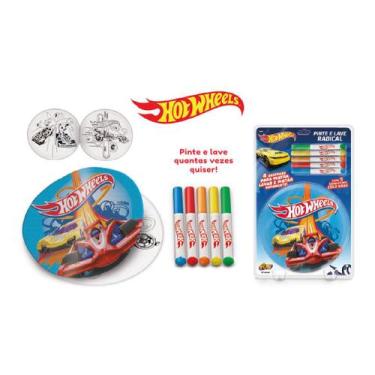 Imagem de Livro Pinte e Lave Hot Wheels (Fun) - Hot Wheels / Fun