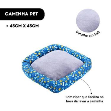 Imagem de Caminha de Cachorro Pequeno Médio Grande Porte Lavavel Estampada - LF 