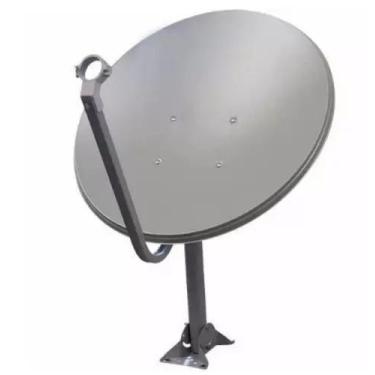 Imagem de 2 antenas ku 60cm+2 lnb simples+2 kit cabo - advansat,w3sat, solutios