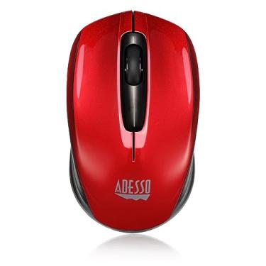 Imagem de Adesso Ergonomic iMouse S50 - Mouse óptico sem fio (vermelho)