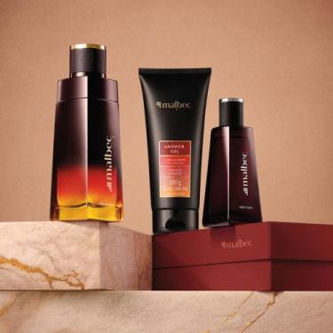 Imagem de Kit Presente Dia dos Namorados Malbec (3 itens) Mary Blue Cosméticos e