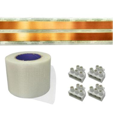Imagem de Kit Eletrofita 2 Pistas 2 Metros 750V 20A - Eletrofitas