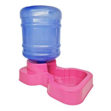 Imagem de Bebedouro Automático Grande Porte C/ Bombona - Menplast, Rosa