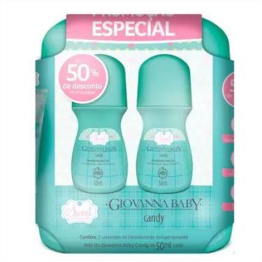 Imagem de Kit c/2 desodorante roll on giovanna baby candy 50ml
