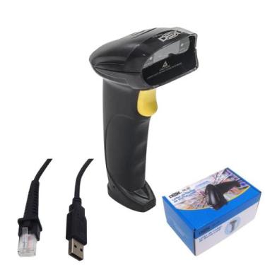 Imagem de Leitor De Codigo De Barras Usb Laser Scanner Bar Code Com Fio Dex DX-1