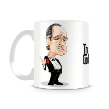 Imagem de Caneca Poderoso Chefão Vito Corleone Caricatura - Starnerd