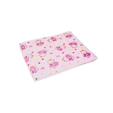 Imagem de Cobertor Infantil Para Bebe Estampado 90x110cm Com Crochê - Dugu, Femi
