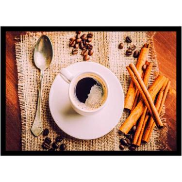 Imagem de Quadro Decorativo Gourmet Café Xícara Padarias Cafeterias Confeitarias