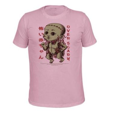 Imagem de Camiseta Plus Size T-Shirt Malha 30.1 Estampada Over - Surprass, Rosa,