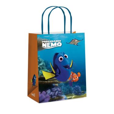 Imagem de Sacola para Presente Mió Disney Pixar Procurando Nemo Média 1 Unidade