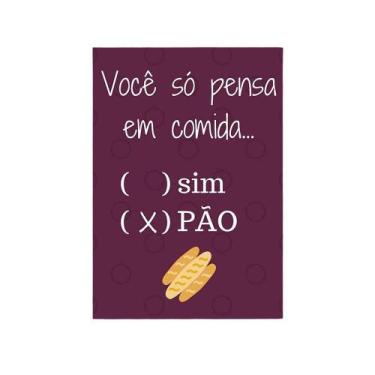 Imagem de Placa Decorativa Frases Pão - Justgostore, Mdf