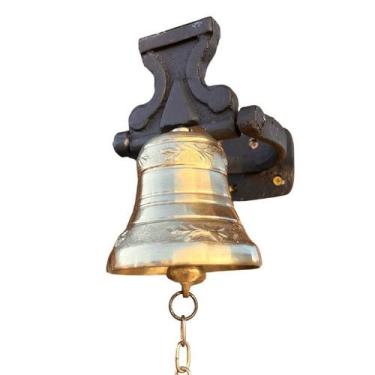 Imagem de Sino de Bronze com suporte Nº 1 Aprox. 1,5 kg - Artesanato Lider