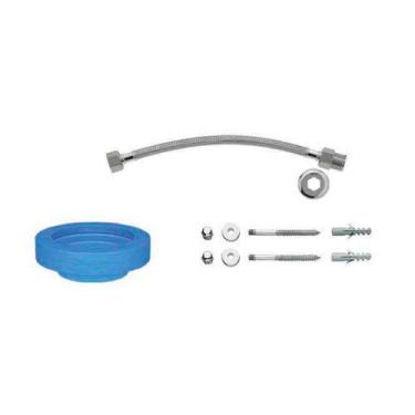 Imagem de Kit Instalação P/Bacia C/Caixa C/Fixação Vertical Cromado Deca - DECA 