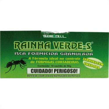 Imagem de Anti Formiga Rainha Verde 10 Pacotes De 50G 203314 - TECNOCELL